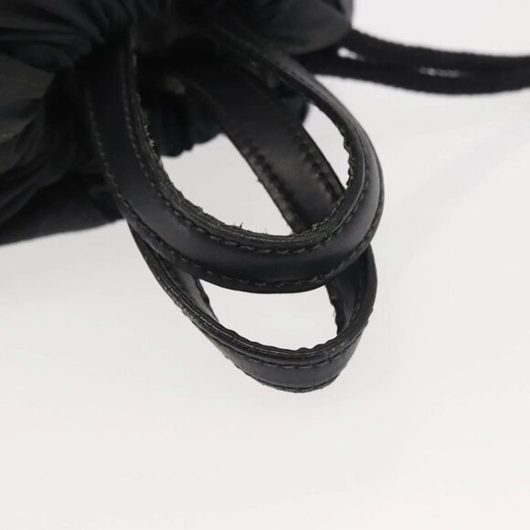 GUCCI GG Supreme Sherry Line Backpack PVC Black Auth BA5738 - Picture 9 of 15